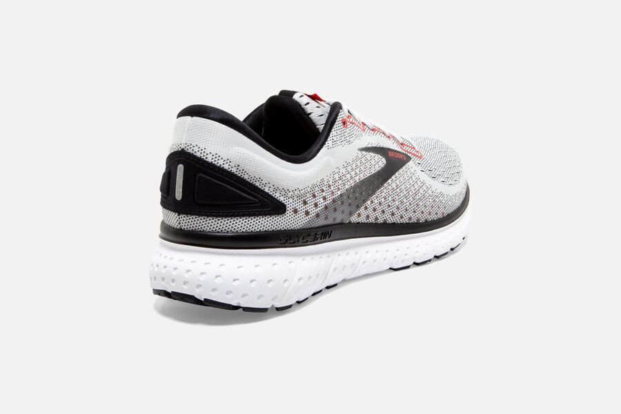 Brooks Glycerin 18 Road Löparskor Herr - Vita/Svarta - 7634-XPBEU